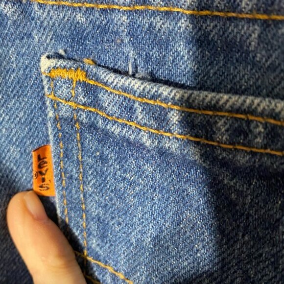 Vintage Levi’s Orange Tab 619 Med Wash Straight Leg Jeans 40 - Picture 3 of 16